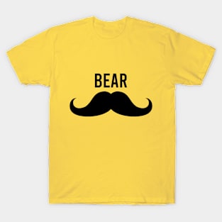 BEAR MUSTACHE_w T-Shirt